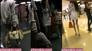 商业街一路跟踪抄底多位极品高跟美少妇各种极品骚内让人目不暇接 (3)